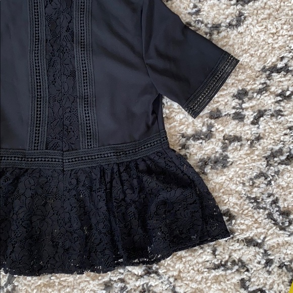 NWOT Zara Lace Peplum Blouse - Picture 12 of 14
